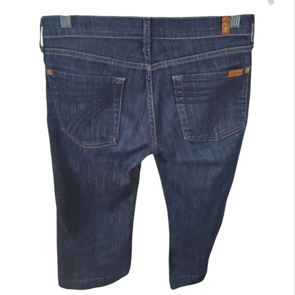 7 FOR ALL MANKIND ~ DOJO JEANS ~ CROP size 27 - Picture 2 of 5